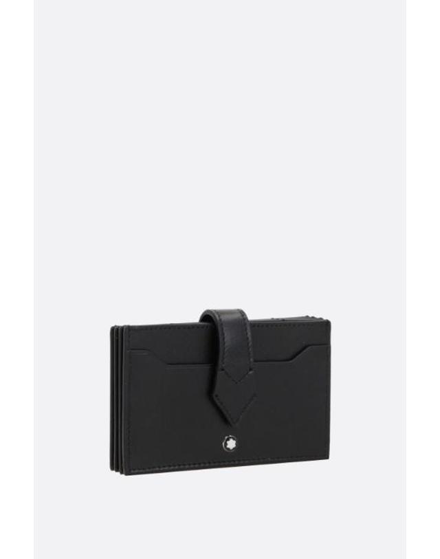 몽블랑 [해외직구][E32]몽블랑 199317BLACK 남성 카드지갑 카드홀더 MONTBLANC Meisterstuck card case in smooth leather 착용컷