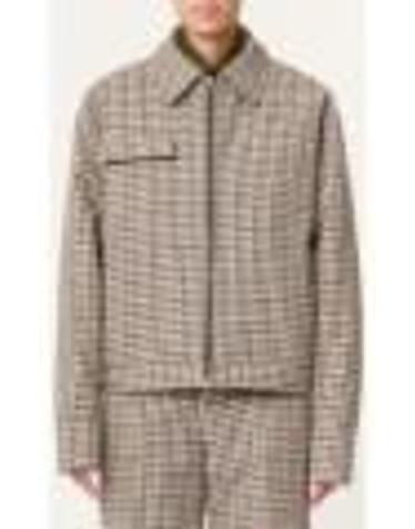 [해외직구][G95]Plan C JKCAH54FO0TW057QUW04 여성 자켓 봄버자켓 블레이저 패딩 베스트 CHECK WOOL BLOUSON JACKET