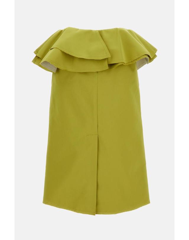플랜씨 [해외직구][G95]Plan C GOCAG56V00TP03700V31 여성 스커트 치마 MIDI DUCHESSE SKIRT WITH RUFFLED WAIST 착용컷