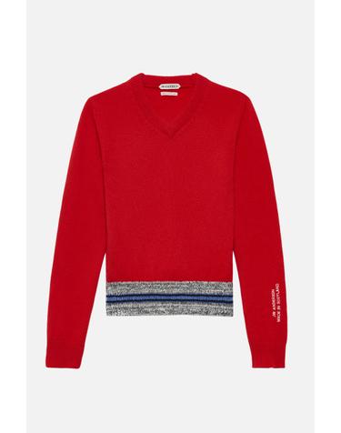 [해외직구][G95]JW앤더슨 KW1542YN0502459 여성 니트 풀오버 스웨터 가디건 CONTRAST TRIM JUMPER
