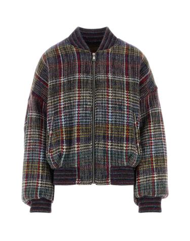 [해외직구][X45]미쏘니 DS26WC0LBC006K SMSQX 여성 자켓 베스트 블레이저 봄버 데님 Embroidered wool bomber jacket