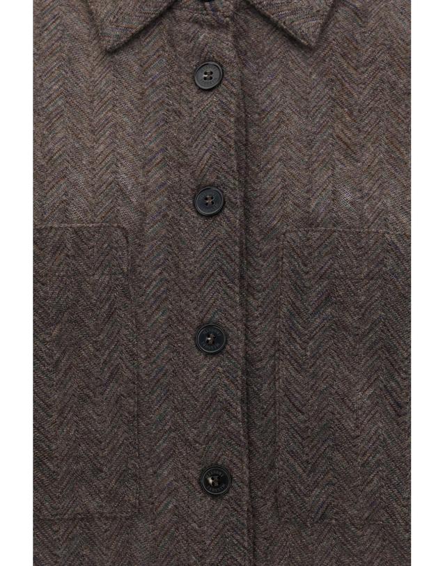미소니 [해외직구][K68]미쏘니 DS26WJ0VBR0167 S01NL 여성 셔츠 남방 긴팔 반팔 블라우스 Cashmere blend zig zag Shirt 착용컷