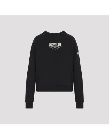 [해외직구][D14]몽클레어 L20938G0003389ALI 999 BLACK 여성 맨투맨 후드 스웨트셔츠 집업 Moncler Sweatshirt