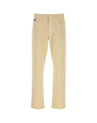[해외직구][X45]몽클레어 L20912A0004759A0F 20N 남성 바지 면바지 조거 카고 와이드 Cream stretch cotton pant