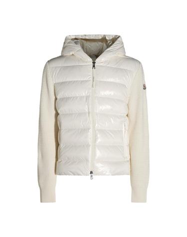[해외직구][Q11]몽클레어 L20919B00059M4281034 남성 자켓 WHITE KNITTED CASUAL JACKET