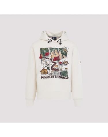[해외직구][D14]몽클레어 L20978G00015899RB 034 NATURAL 남성 맨투맨 후드 스웨트셔츠 집업 Moncler Grenoble Sweater Hoodie