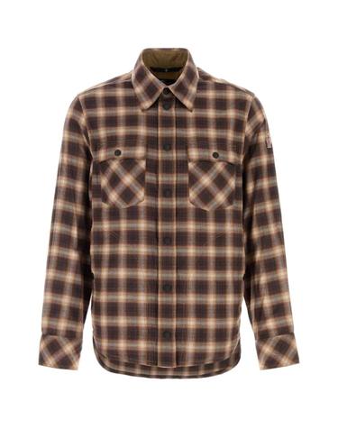 [해외직구][X45]몽클레어 L20972F00002599ZC F32 남성 셔츠 남방 긴팔 반팔 Embroidered flannel shirt
