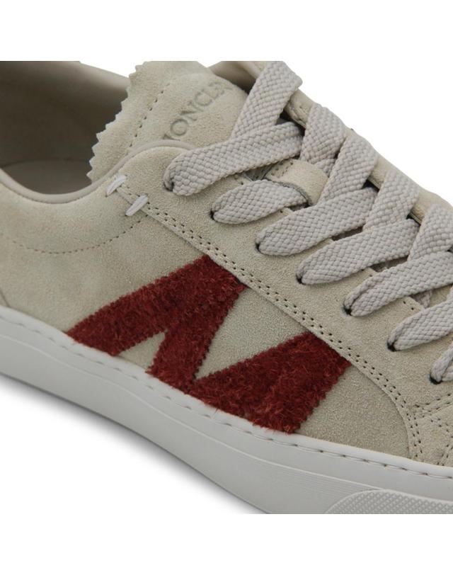 몽클레어 [해외직구][B47]몽클레어 K209B4M00060M763320C 여성 스니커즈 로우탑 BEIGE AND BURGUNDY LEATHER MONACO 2 SNEAKERS 착용컷