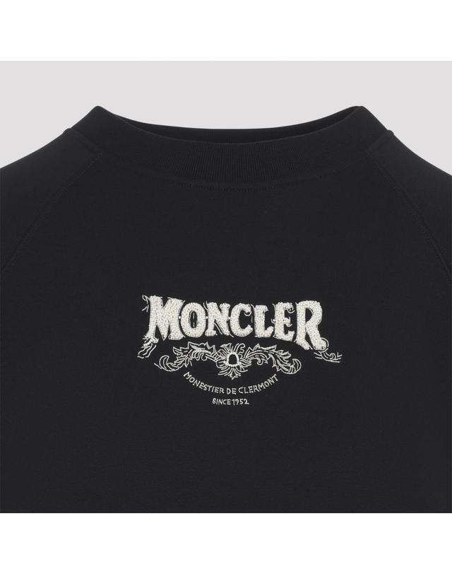 몽클레어 [해외직구][D14]몽클레어 L20938G0003389ALI 999 BLACK 여성 맨투맨 후드 스웨트셔츠 집업 Moncler Sweatshirt 착용컷