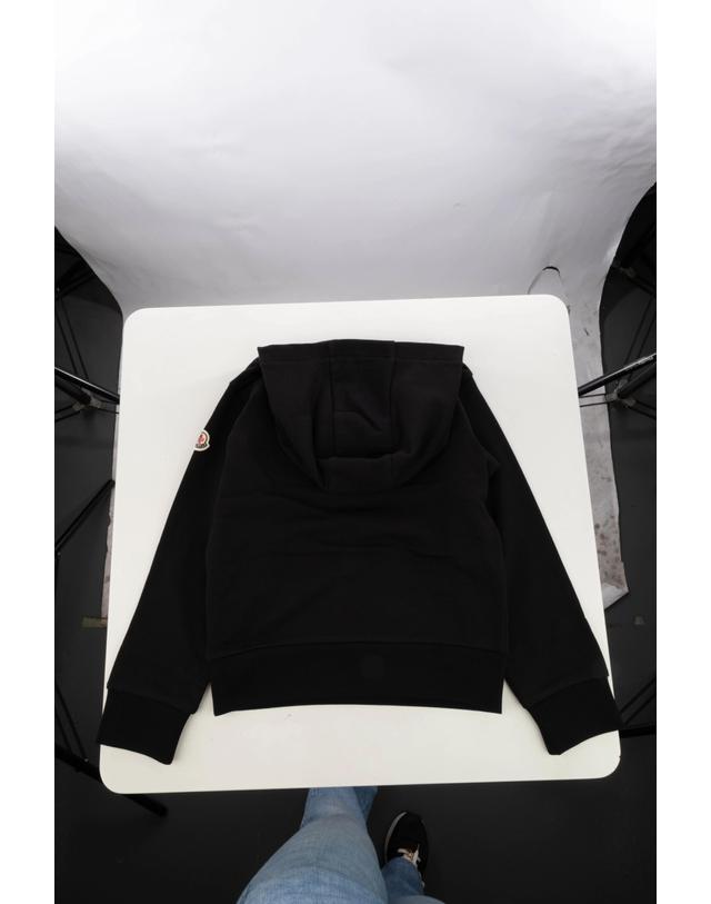 몽클레어 [해외직구][W63]몽클레어 8G0000689AKM 999 여성 맨투맨 후드 스웨트셔츠 집업 FELPE 착용컷
