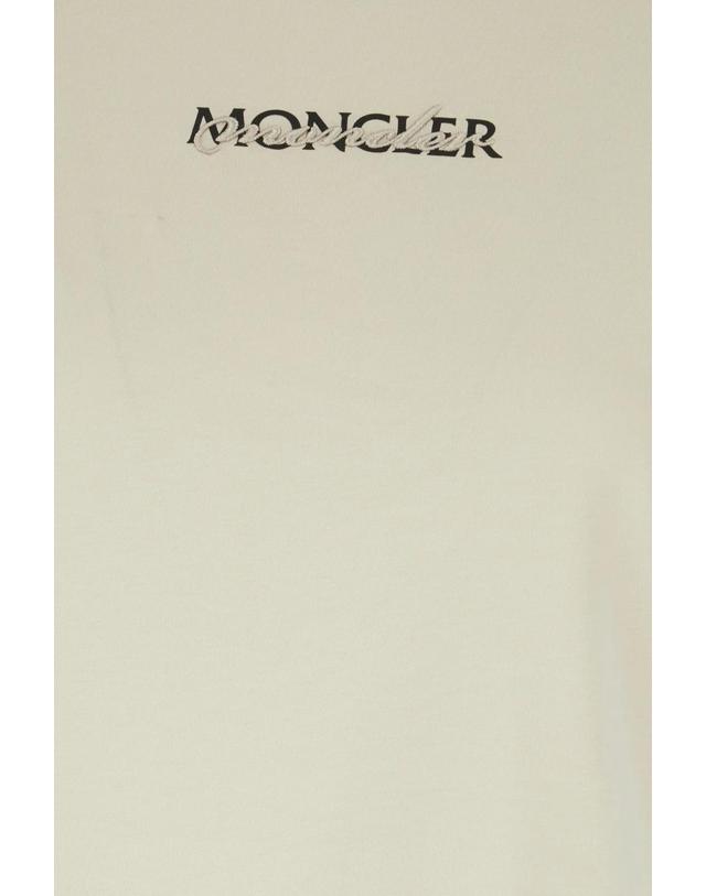 몽클레어 [해외직구][W63]몽클레어 8C0001289B8Q 204 여성 티셔츠 상의 탑 T shirt in cotone 착용컷