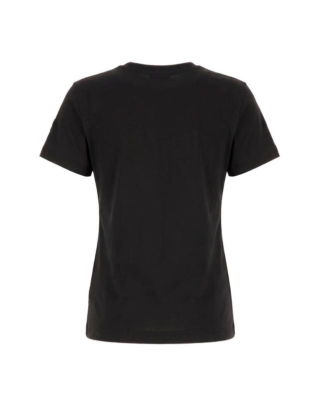 몽클레어 [해외직구][W63]몽클레어 8C0001289B8Q 999 여성 티셔츠 상의 탑 T shirt in cotone 착용컷