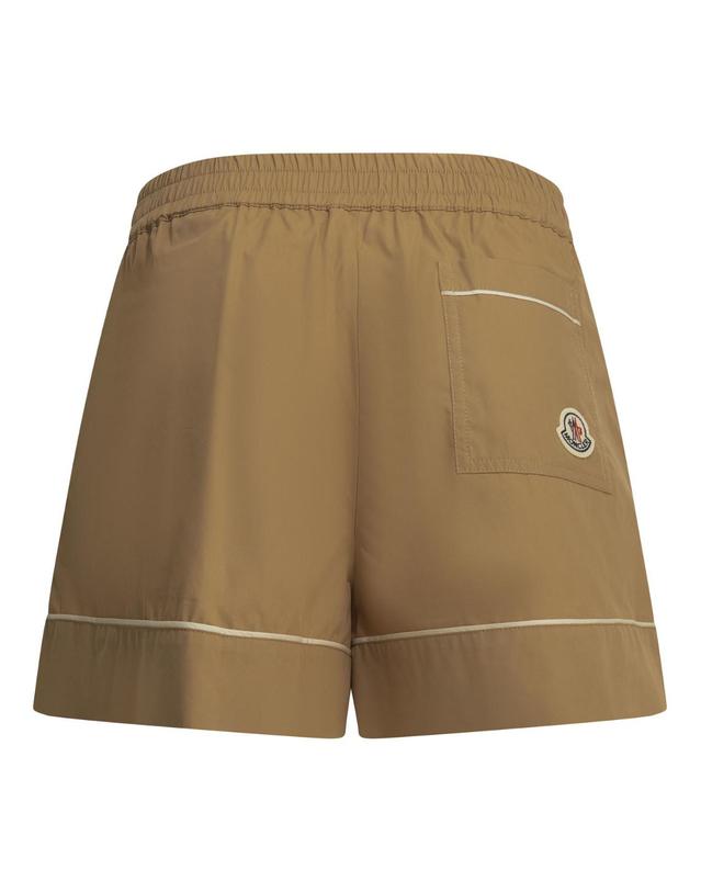 몽클레어 [해외직구][V90]몽클레어 2B00001 599MW20U 여성 반바지 숏팬츠 Utility shorts with reverse logo 착용컷