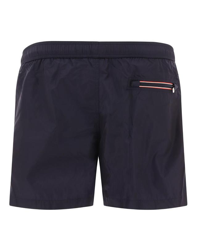 몽클레어 [해외직구][V90]몽클레어 2C00004 53326743 남성 수영복 스윔팬츠 수영바지 Swim shorts with logo patch 착용컷
