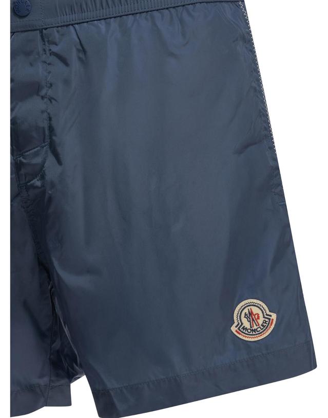 몽클레어 [해외직구][V90]몽클레어 2C00005 599JK765 남성 수영복 스윔팬츠 수영바지 Swim shorts with logo 착용컷