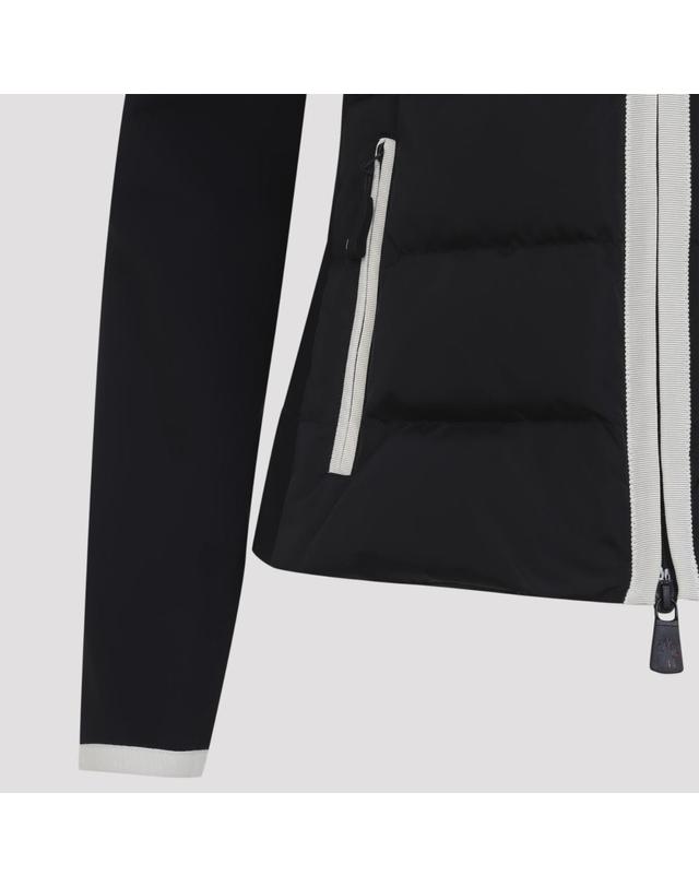 몽클레어 [해외직구][D14]몽클레어 L20988G0000189AUE 999 BLACK 여성 자켓 코트 아우터 Moncler Grenoble Zip Up Cardign 착용컷