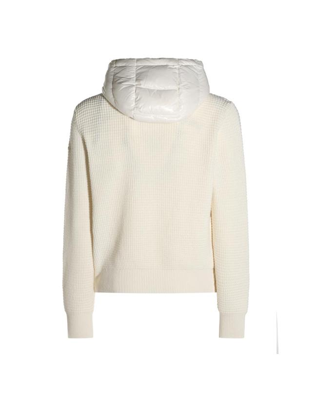 몽클레어 [해외직구][Q11]몽클레어 L20919B00059M4281034 남성 자켓 WHITE KNITTED CASUAL JACKET 착용컷