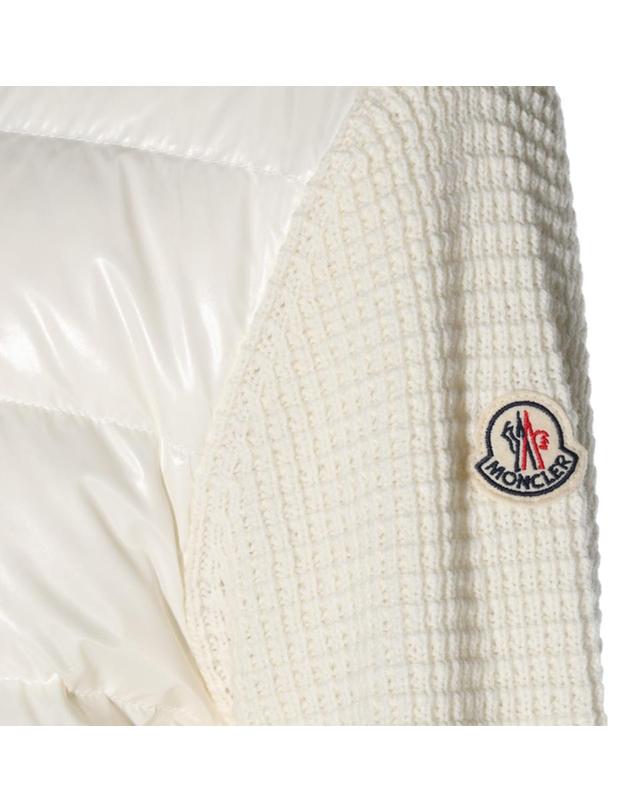 몽클레어 [해외직구][Q11]몽클레어 L20919B00059M4281034 남성 자켓 WHITE KNITTED CASUAL JACKET 착용컷