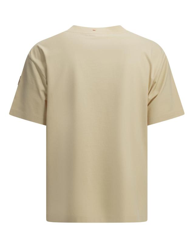 몽클레어 [해외직구][V90]몽클레어 8C00001 89AW1034 남성 티셔츠 긴팔 반팔 Mountain Landscape Crew Neck T Shirt 착용컷