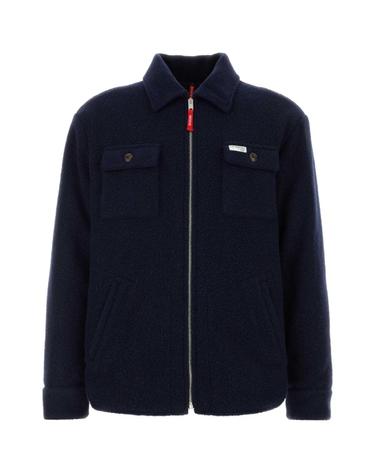 [해외직구][X45]FAY MAM04491560WHJ U807 남성 블레이저 봄버 캐주얼자켓 Navy blue wool blend jacket