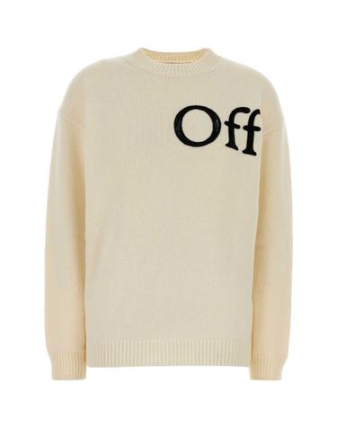 [해외직구][X45]오프화이트 2FE00533T W221 여성 스커트 치마 롱 미디 미니스커트 Ivory wool blend sweater