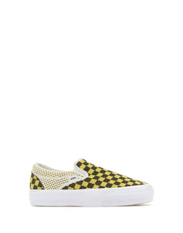 반스 [해외직구][X45]반스 VN000EG1 Y23 여성 스니커즈 단화 운동화 Printed fabric LX Classic slip ons 착용컷