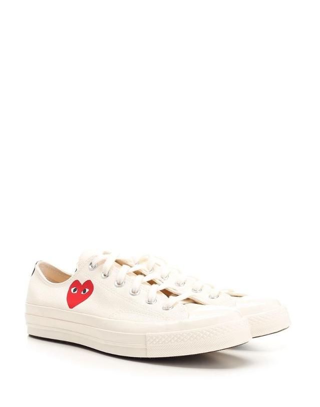 꼼데가르송 플레이 [해외직구][A94]꼼데가르송 AZ K128 0012 공용 스니커즈 COMME DES GARCONS PLAY COMME DES GARCONS PLAY Converse Chuck Taylor All Star 착용컷