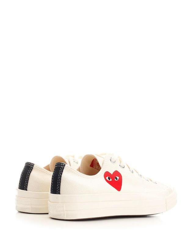 꼼데가르송 플레이 [해외직구][A94]꼼데가르송 AZ K128 0012 공용 스니커즈 COMME DES GARCONS PLAY COMME DES GARCONS PLAY Converse Chuck Taylor All Star 착용컷