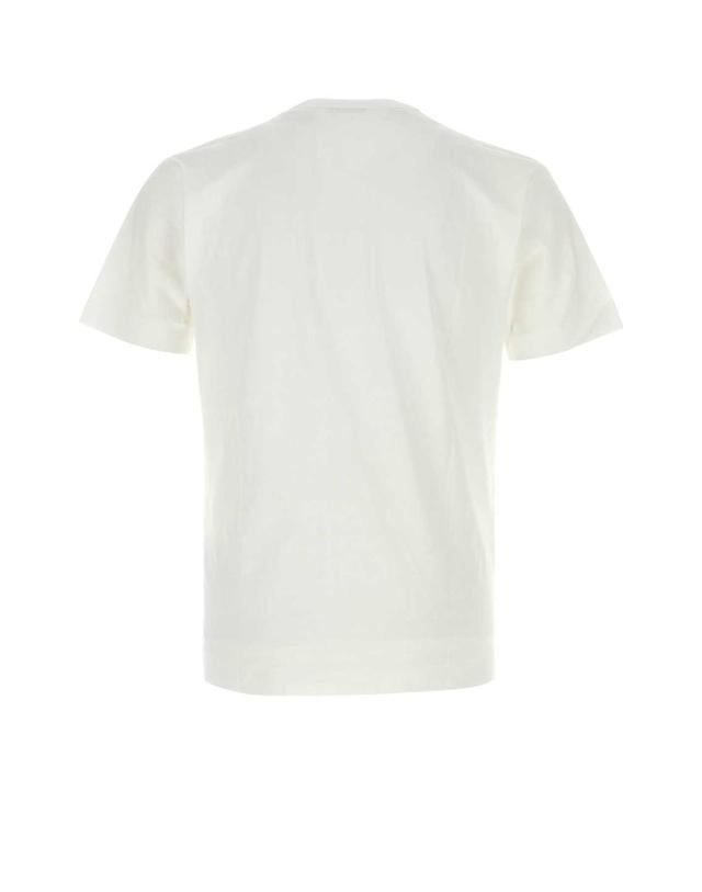 꼼데가르송 플레이 [해외직구][X45]꼼데가르송 AXT216051 WHITE 남성 티셔츠 민소매 탑 White cotton t shirt 착용컷