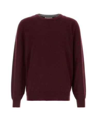[해외직구][X45]브루넬로 쿠치넬리 M2200100 CNU36 남성 스웨터 니트 가디건 Melange burgundy cashmere sweater