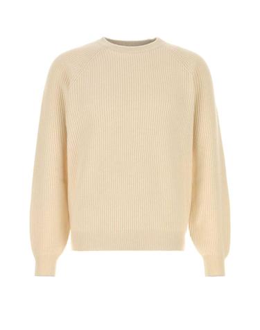 [해외직구][X45]브루넬로 쿠치넬리 M2274100 CEP23 남성 스웨터 니트 가디건 Cream cashmere sweater