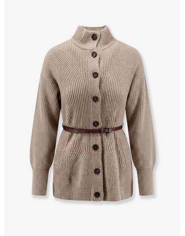 [해외직구][N85]브루넬로 쿠치넬리 M16750836 여성 니트 스웨터 가디건 BRUNELLO CUCINELLI Wool cashmere and silk blend cardigan