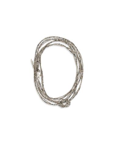 [해외직구][K68]브루넬로 쿠치넬리 MBOW9LE10 CQU35 여성 팔찌 브레이슬릿 여자팔찌 Hematite and Sterling Silver 925 Wrap Bracelet