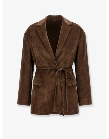[해외직구][N85]브루넬로 쿠치넬리 MG5477406P 여성 블레이저 베스트자켓 자켓 BRUNELLO CUCINELLI Corduroy blazer with belt