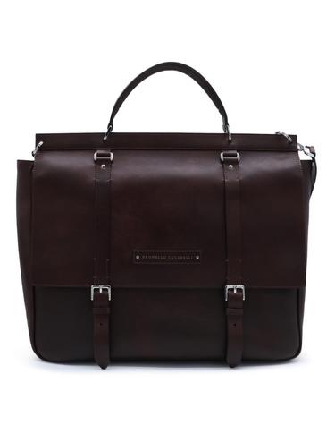 [해외직구][B47]브루넬로 쿠치넬리 MBCIBU427C8457 남성 토트백 가방 BROWN LEATHER TRAVEL BAG