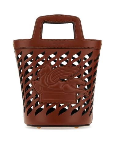 [해외직구][X45]에트로 1P0782211 101 여성 숄더백 크로스백 버킷백 탑핸들백 Brown leather Coffa bucket bag
