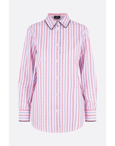 [해외직구][E32]에트로 WRIA001399TJ51ES9870 여성 셔츠 블라우스 ETRO striped jacquard cotton shirt