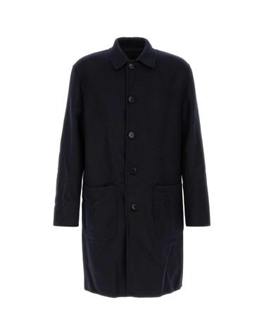 [해외직구][X45]에트로 MRAA003599TUBR9 B0339 남성 코트 하프 롱 트렌치 오버 Navy blue wool blend reversibile coat