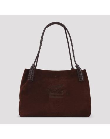 [해외직구][D14]에트로 WP1D0038AP343 R2243 BURGUNDY 여성 숄더백 호보백 크로스백 Etro Libra Medium Suede Shopping Bag