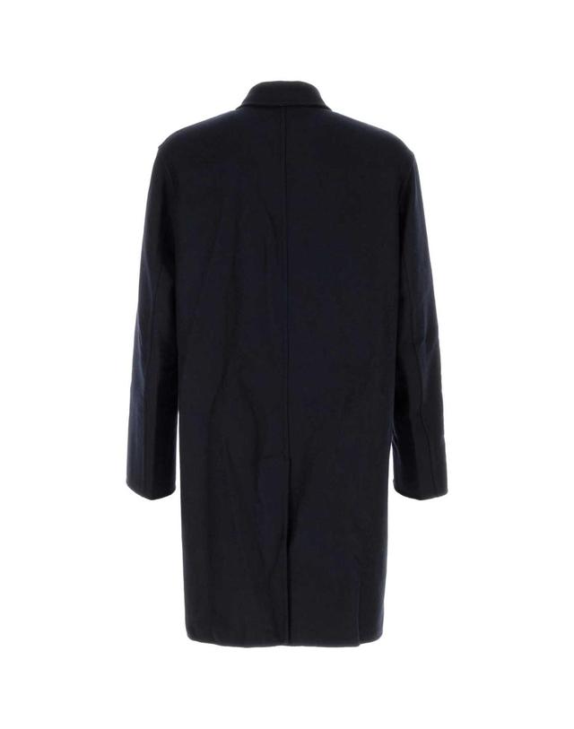 에트로 [해외직구][X45]에트로 MRAA003599TUBR9 B0339 남성 코트 하프 롱 트렌치 오버 Navy blue wool blend reversibile coat 착용컷