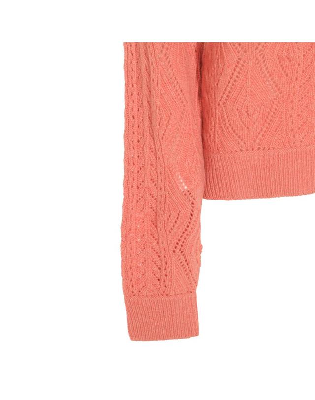 에트로 [해외직구][B47]에트로 WRKE0319AV708F1218 여성 니트 스웨터 가디건 PINK COTTON KNITWEAR 착용컷