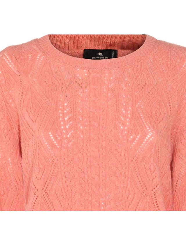 에트로 [해외직구][B47]에트로 WRKE0319AV708F1218 여성 니트 스웨터 가디건 PINK COTTON KNITWEAR 착용컷