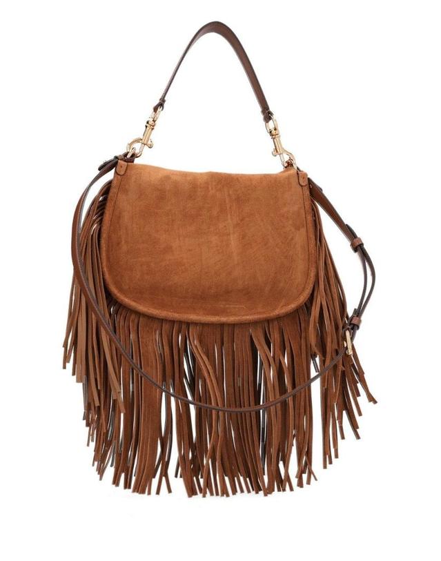 에트로 [해외직구][A94]에트로 WP1C0019AP469M0453 여성 숄더백 크로스백 ETRO ETRO Medium Pony Suede Bag With Fringe 착용컷