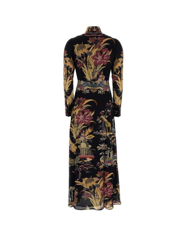 에트로 [해외직구][X45]에트로 WRHA055299SP41E X0813 여성 원피스 드레스 롱원피스 맥시원피스 Printed crepe long dress 착용컷