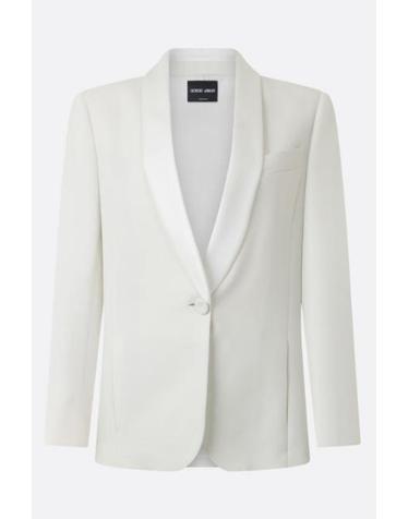 [해외직구][E32]조르지오아르마니 GW003989TE16469U8001 여성 블레이저자켓 GIORGIO ARMANI single breasted blazer in cady