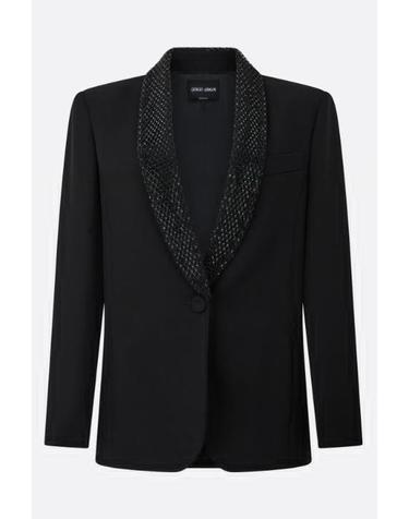[해외직구][E32]조르지오아르마니 GW004383AF30222ZZ017 여성 블레이저자켓 GIORGIO ARMANI single breasted blazer in silk