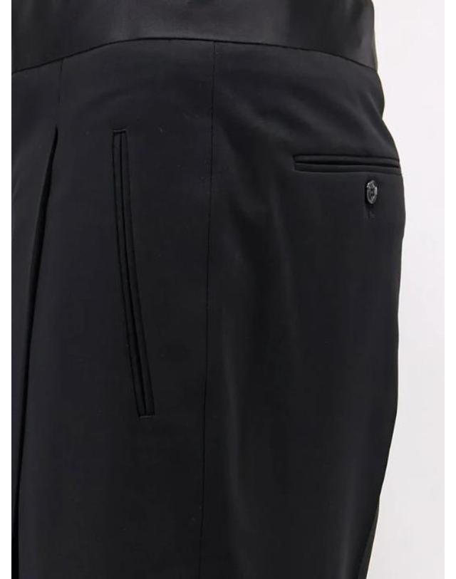 조르지오 아르마니 [해외직구][N85]조르지오아르마니 GM004577 남성 바지 팬츠 데님 GIORGIO ARMANI Black Tailored wool trousers 착용컷