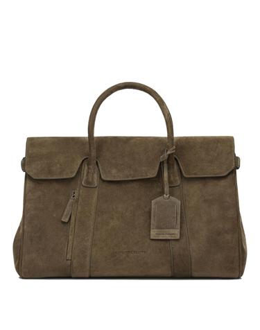 [해외직구][V90]오피시네크리에이티브 BOSTONIAN 001L CACHEMIRE OLIVE 남성 토트백 쇼퍼백 Bostonian 001 Travel Bag