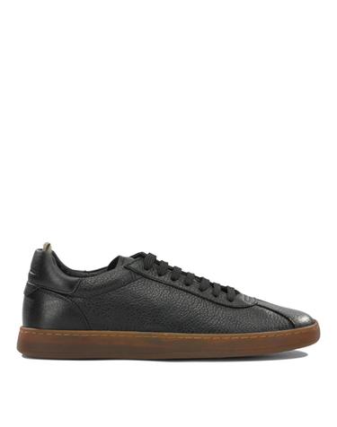 [해외직구][V90]오피시네크리에이티브 GINNASIO 001DEER NERO 남성 스니커즈 슬립온 Halo 001 Low top sneaker