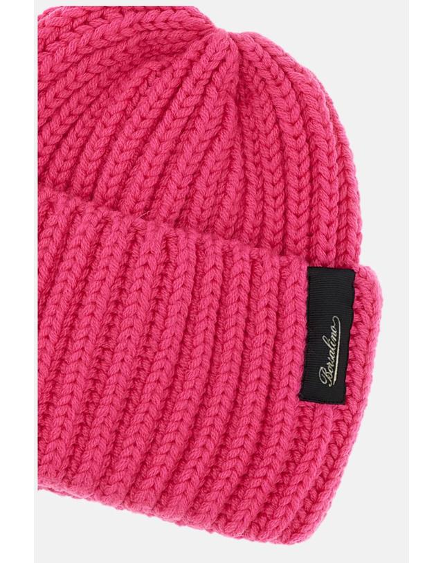보르살리노 [해외직구][G95]보르살리노 130368WVM213 여성 모자 스카프 주얼리 가방 BELL RIBBED VIRGIN WOOL BEANIE 착용컷